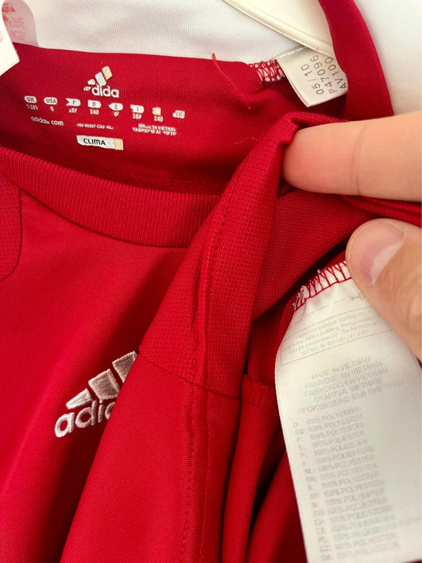 DBU Denmark football fodboldtrøje - Adidas 2010 - 10 år / 140 cm