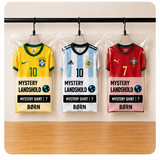 Mystery shirt junior 4 - 16 år landshold